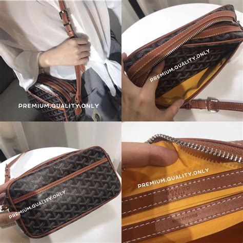 goyard camera bag size|goyard bag price original.